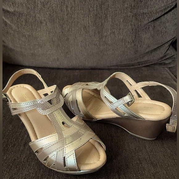 ANDREA FENZI Shoes Andrea Catalog Short Wedge Heels Poshmark